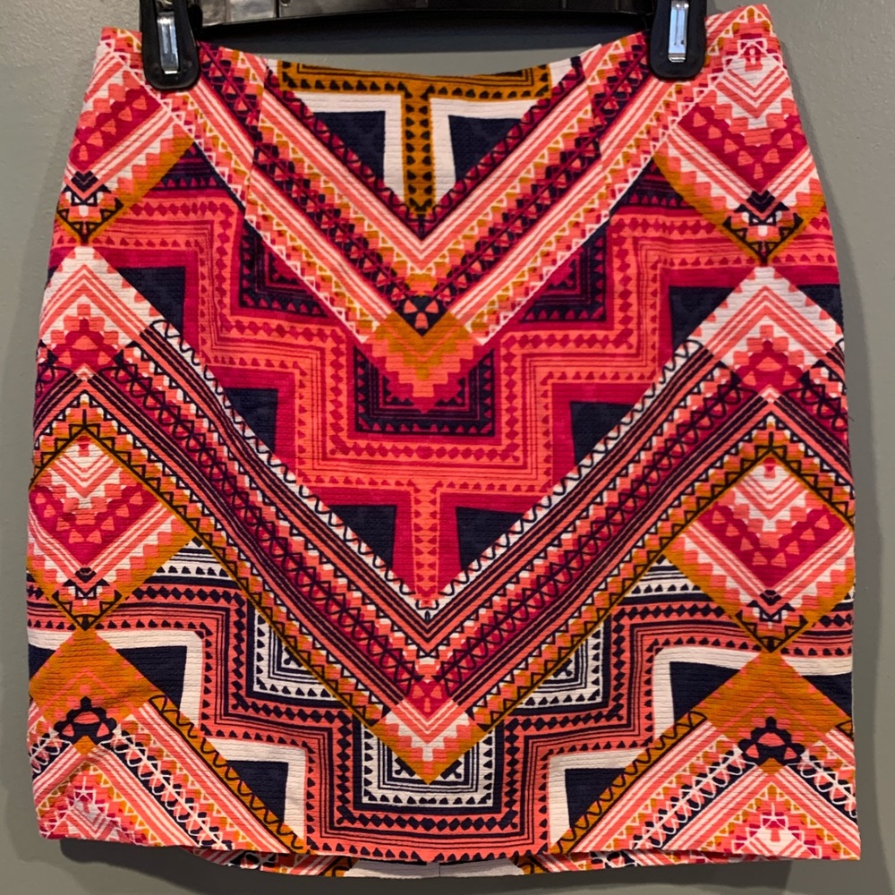 Merona graphic mini skirt